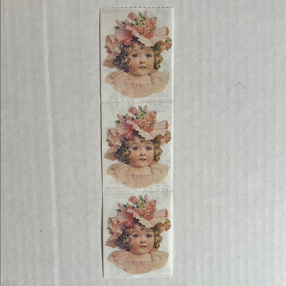 Sandylion Vintage Style Doll Face Stickers